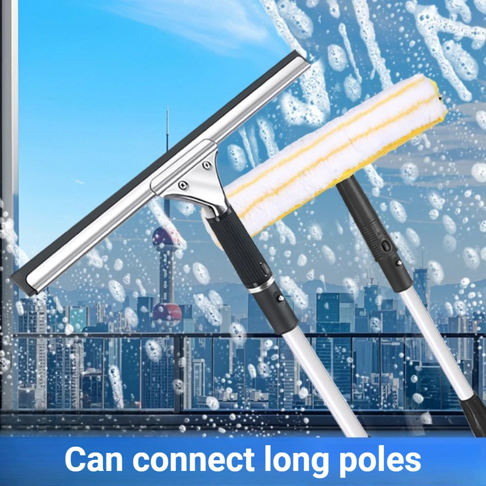 Silicone Blade Window Squeegee Glass Wiper Cleaner for Home Bathroom Mirror Show