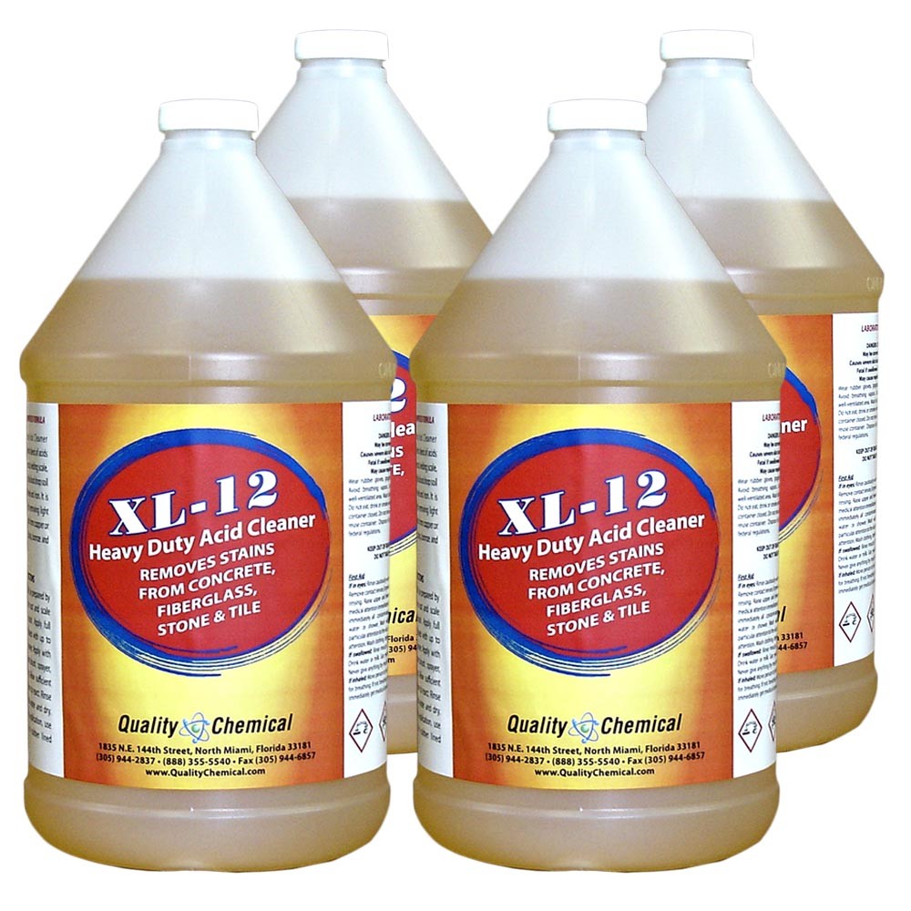 XL-12 High Power Acid Cleaner – removes rust & oxidation – 4 gallon case
