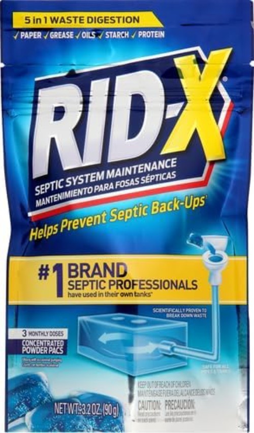 Natural Bacteria Septic Tank Treatment – 3- Unscented Supply for Efficiency