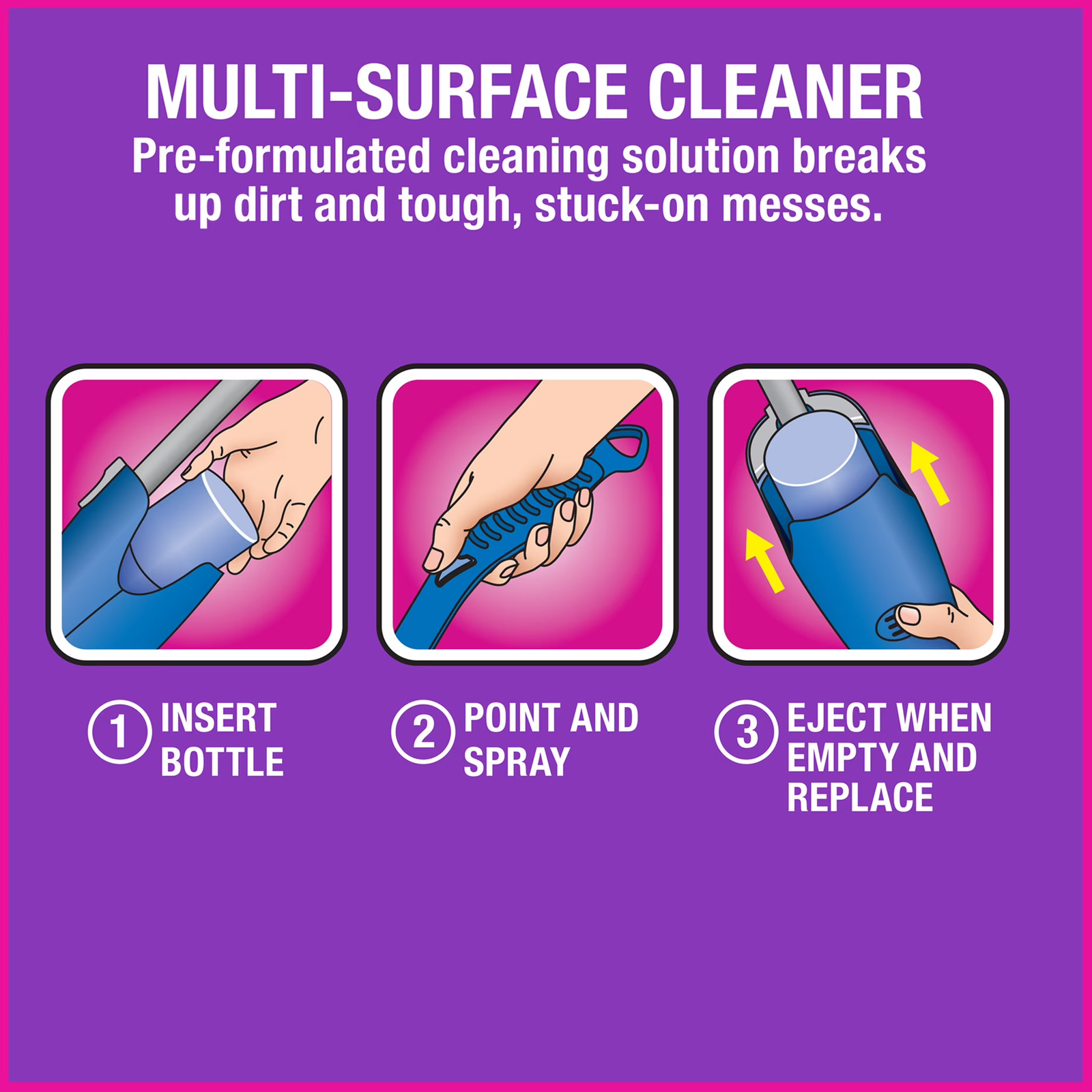 Auto Spray Mop Floor Cleaning Solution Refill, 42 fl oz Lavender Scent, 1 Count