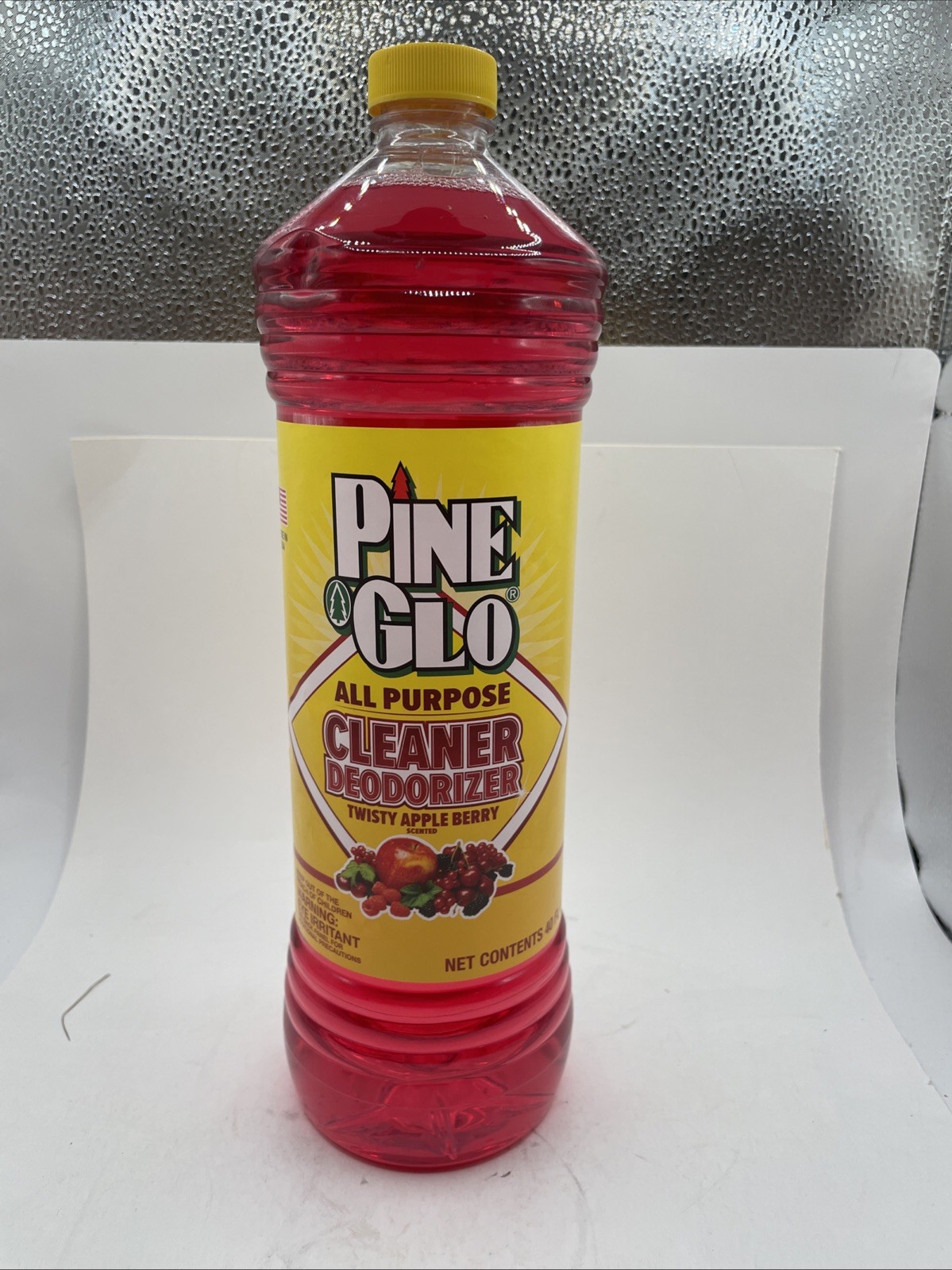 Pine Glo All-Purpose Liquid Cleaner Deodorizer Twisty Apple Berry Scent
