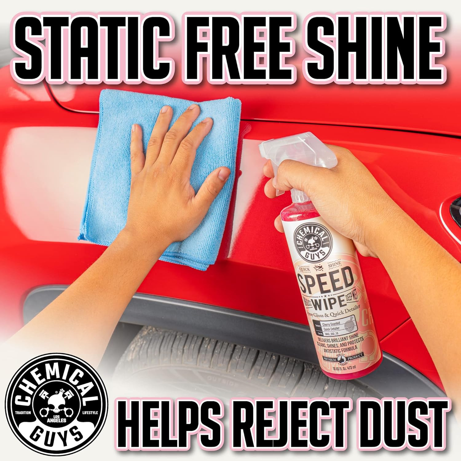 Speed Wipe Quick Detailer – High Gloss, Streak-Free Shine, Detail Spray for Cars