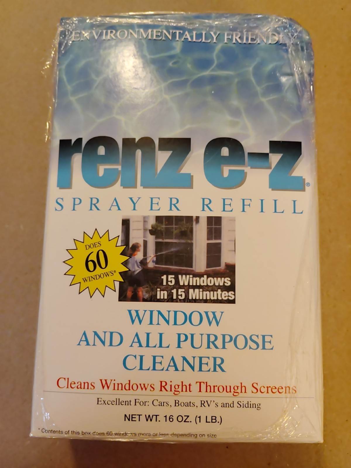 Renz E-Z Sprayer Refill Window All Purpose Cleaner Cars Boats RV’s Sealed 16oz