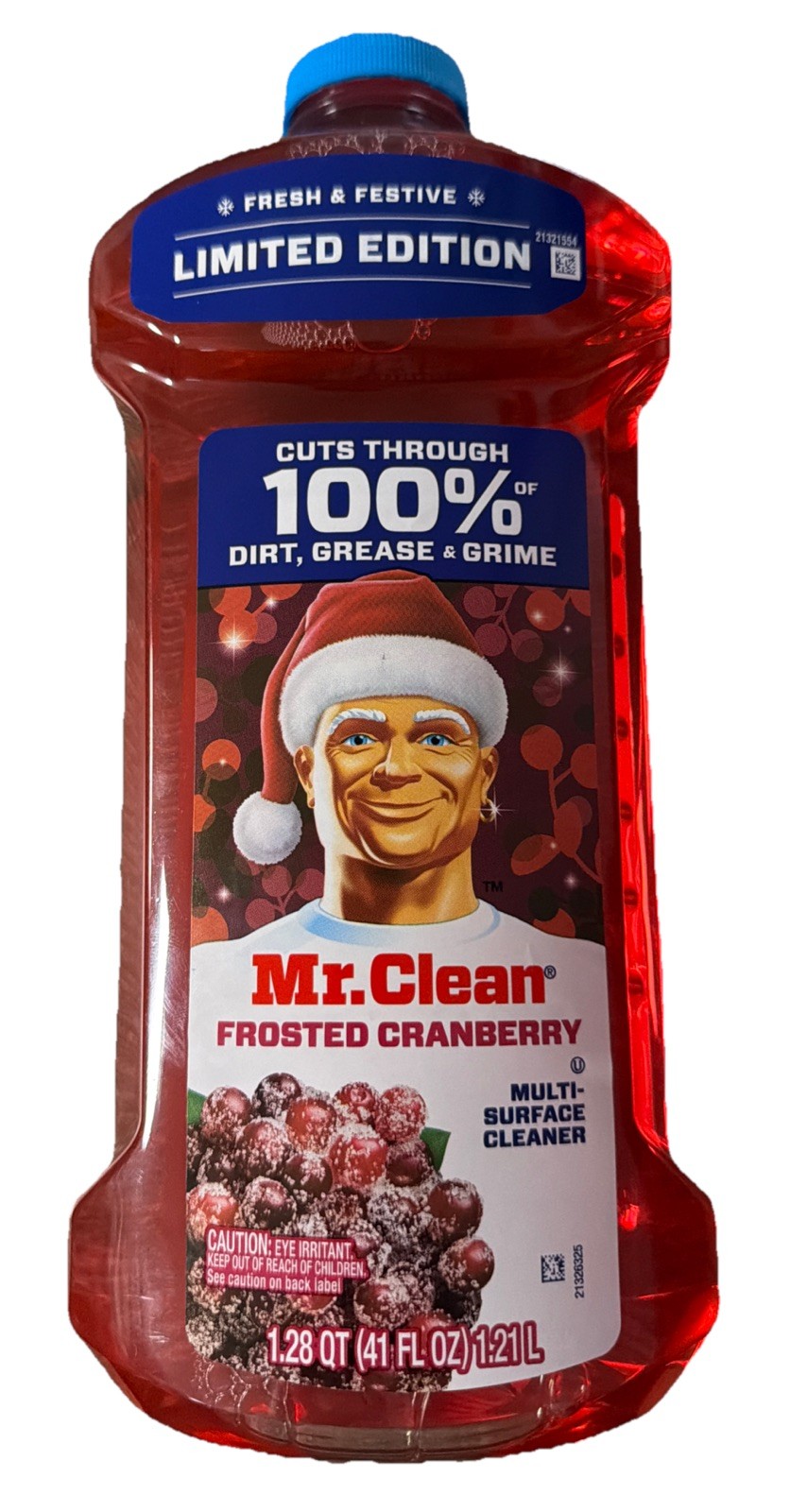 Limited Edition Mr Clean Frosted Cranberry Multi-Surface Cleaner 41 Oz