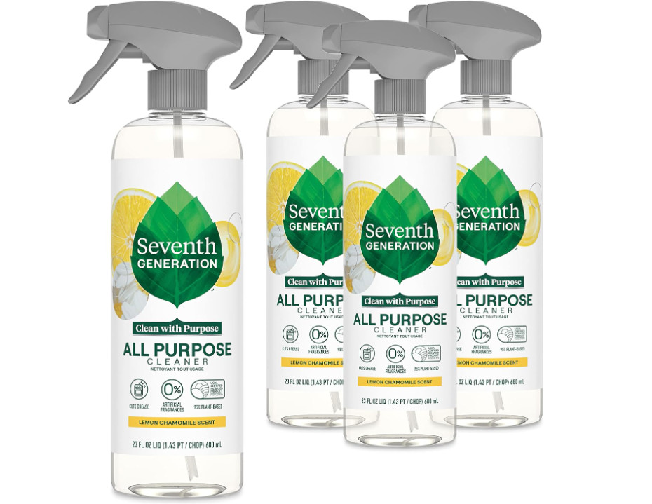 Seventh Generation All Purpose Cleaner, Biodegradable Formula, Free & Clear 23OZ