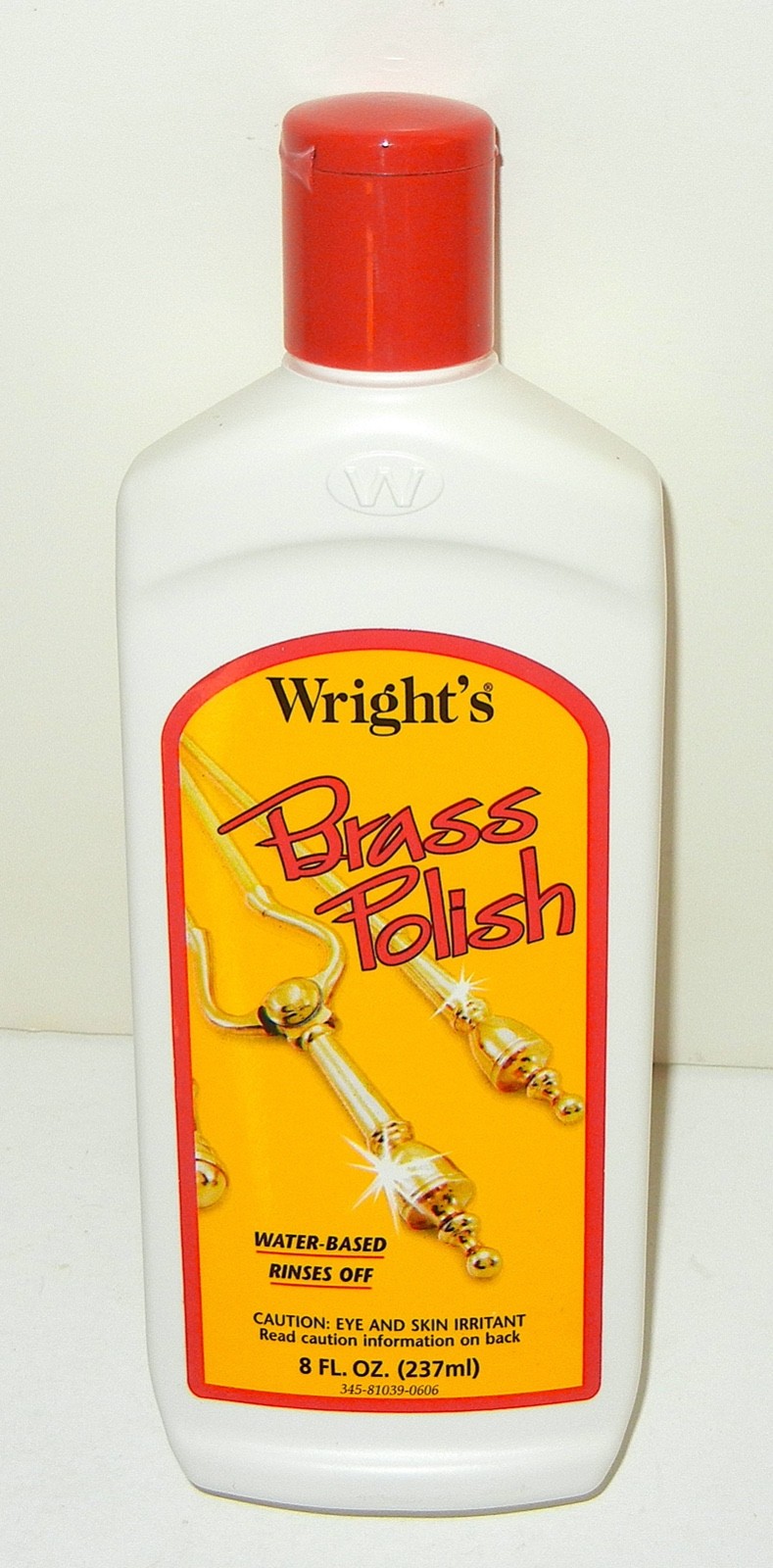 WRIGHT’S BRASS POLISH 8 FL OZ BOTTLE NOS NEW UNOPENED SEALED