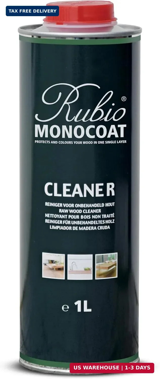 Rubio Monocoat Raw Wood Cleaner, 1,000 ft² | Preparatory Cleaning for Wood Surfa