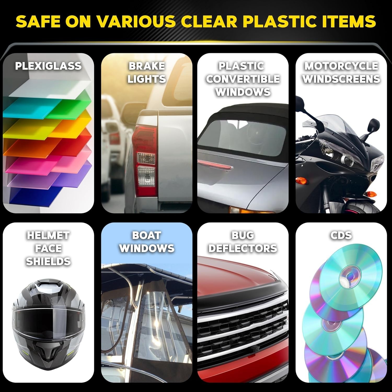 PlastX Clear Plastic Polish, Fast & Easy Clear Plastic Restorer for Headlight…