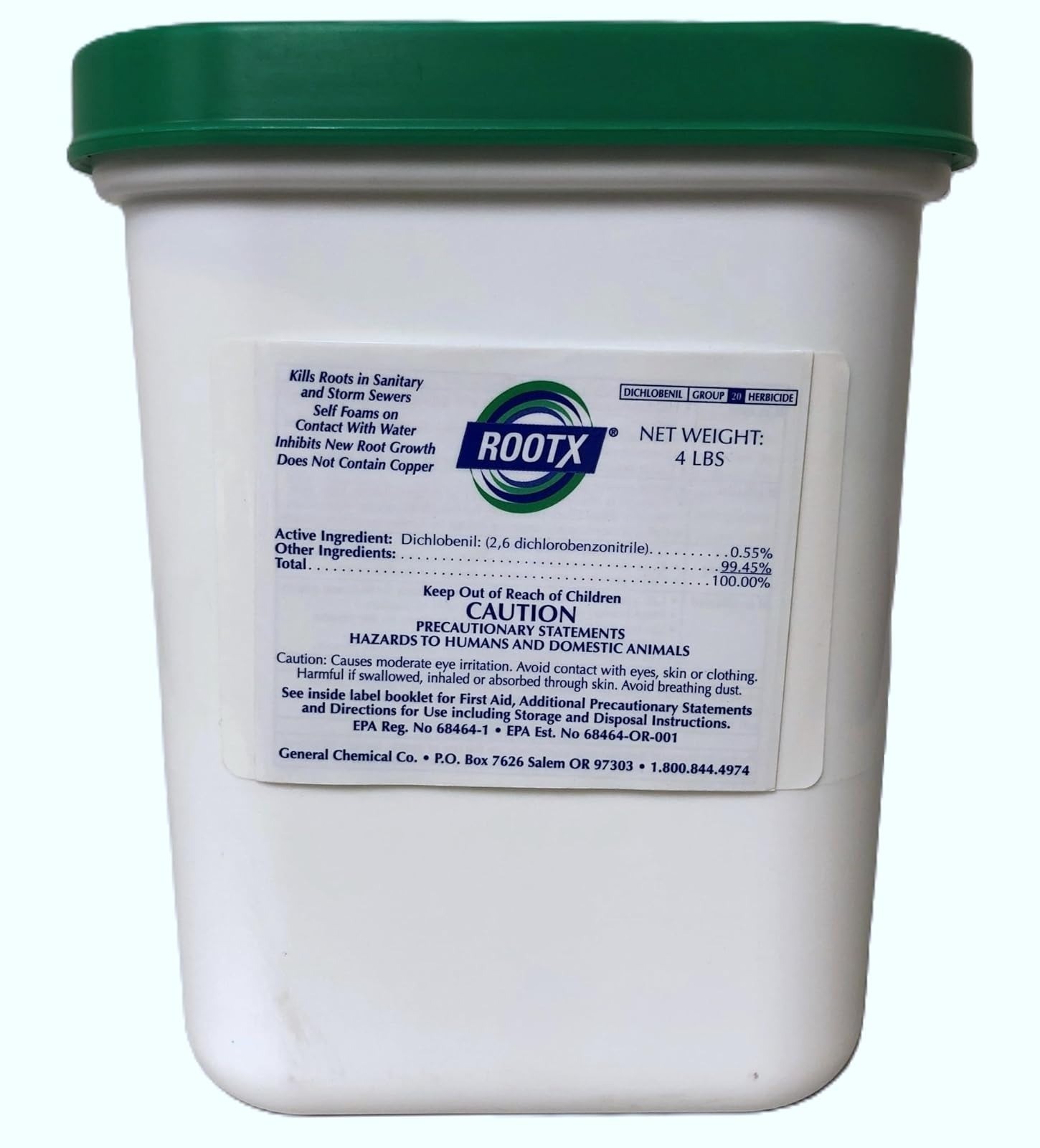 ROOTX 4LB JAR Foaming Root Control for Sewer Lines & Septic Systems