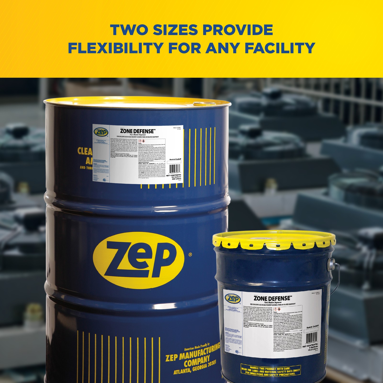 Zep Dyna Zone Defense Parts Washer Degreaser – 5 Gal – (Each) – J32835 –