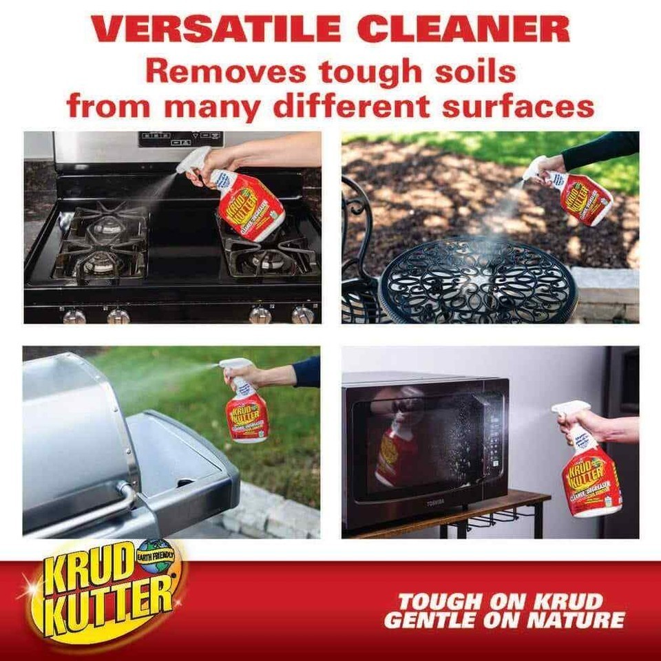 Krud Kutter 1 Quart Liquid Cleaner & Degreaser for Grease on Multisurfaces