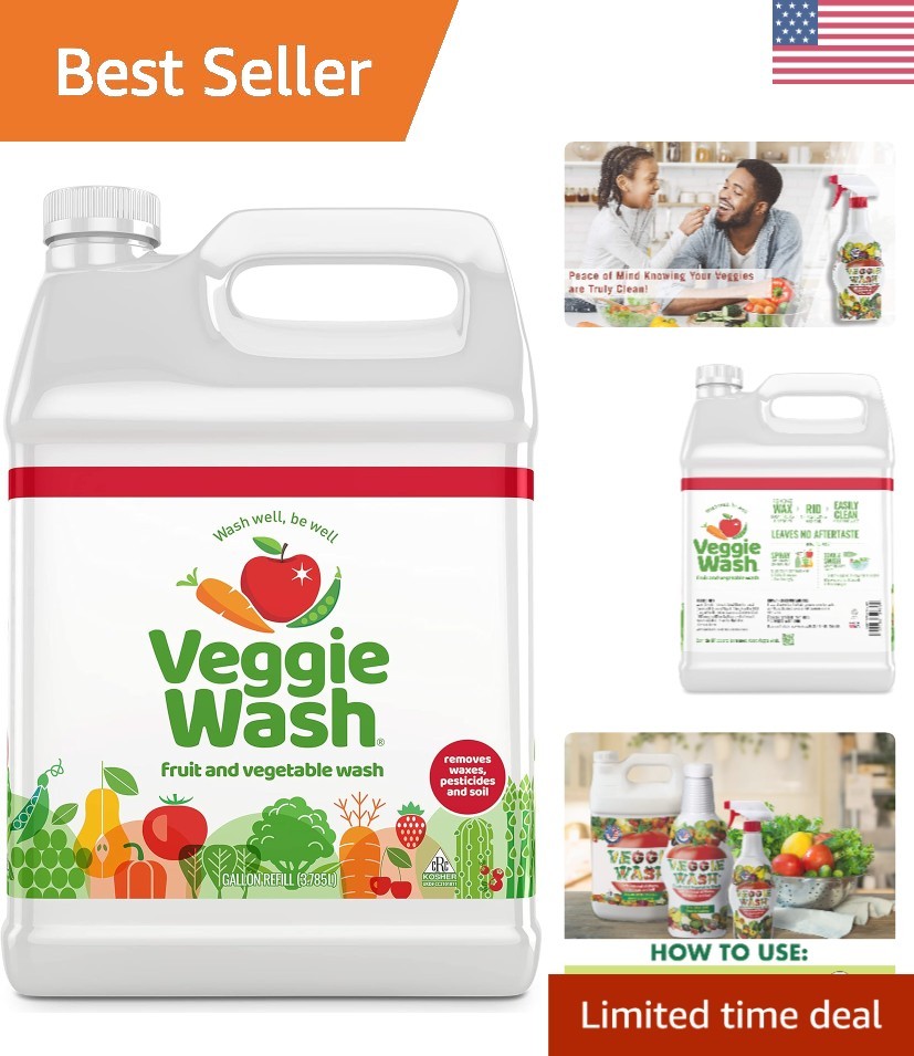 Eco-Friendly 1 Gallon Spray for Cleaning Fruits & Vegetables – Formula