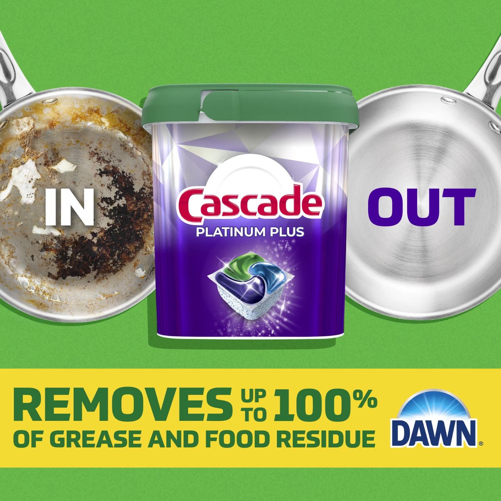 Cascade Platinum Plus Dishwasher Pods Fresh Scent 2 Pack 47 Count