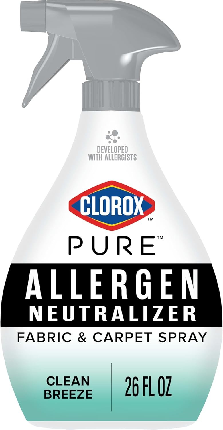 PURE Allergen Neutralizer Fabric and Carpet Spray, Clean Breeze, 26 Fluid Ounces