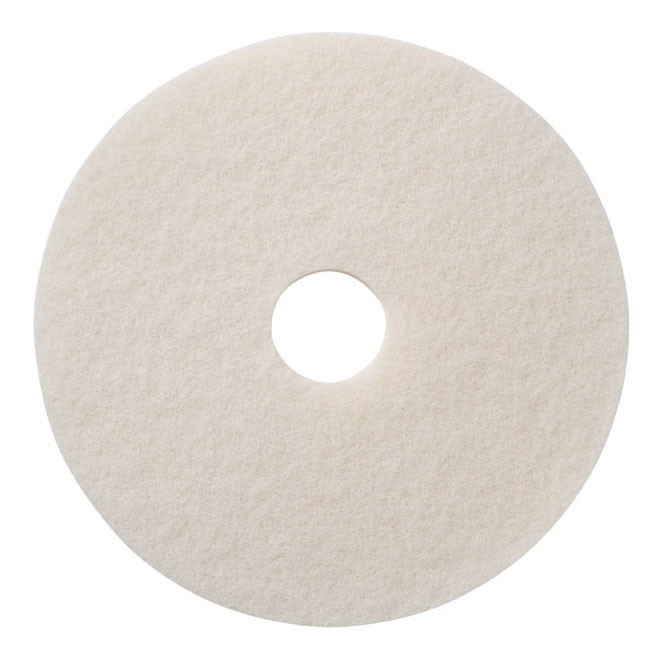 White Polishing Floor Pad – Case of 5 – 17″