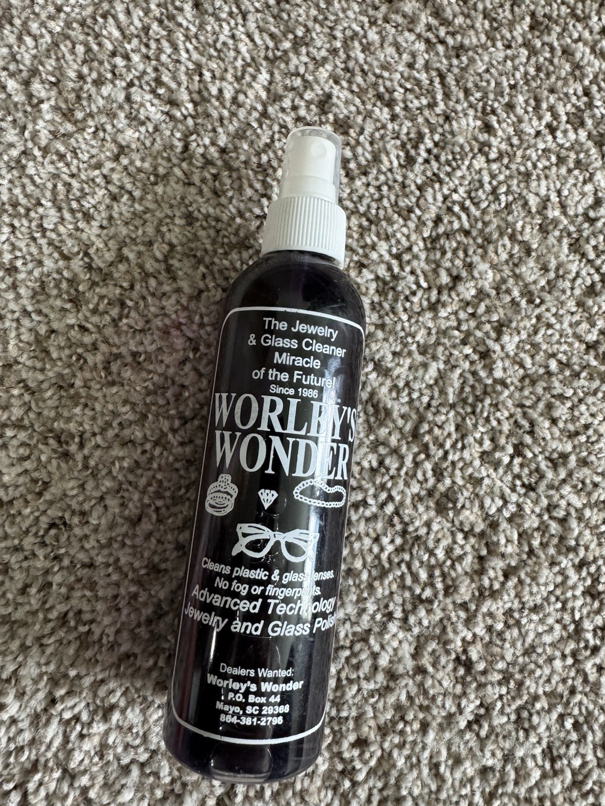 Worley’s Wonder, Spectacularly Cleans Glass, Jewelry, And So Much More!!