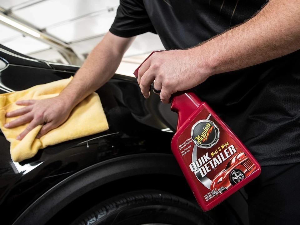 Meguiars Quik Detailer, Mist Wipe Car Detailing Spray, Clear Light *