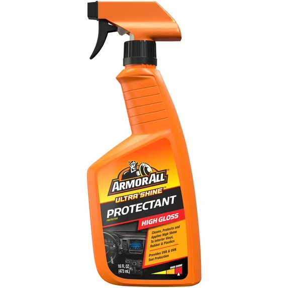 (2 pack) Armor All Ultra Shine Protectant Car Cleaning Spray – 16 fl oz