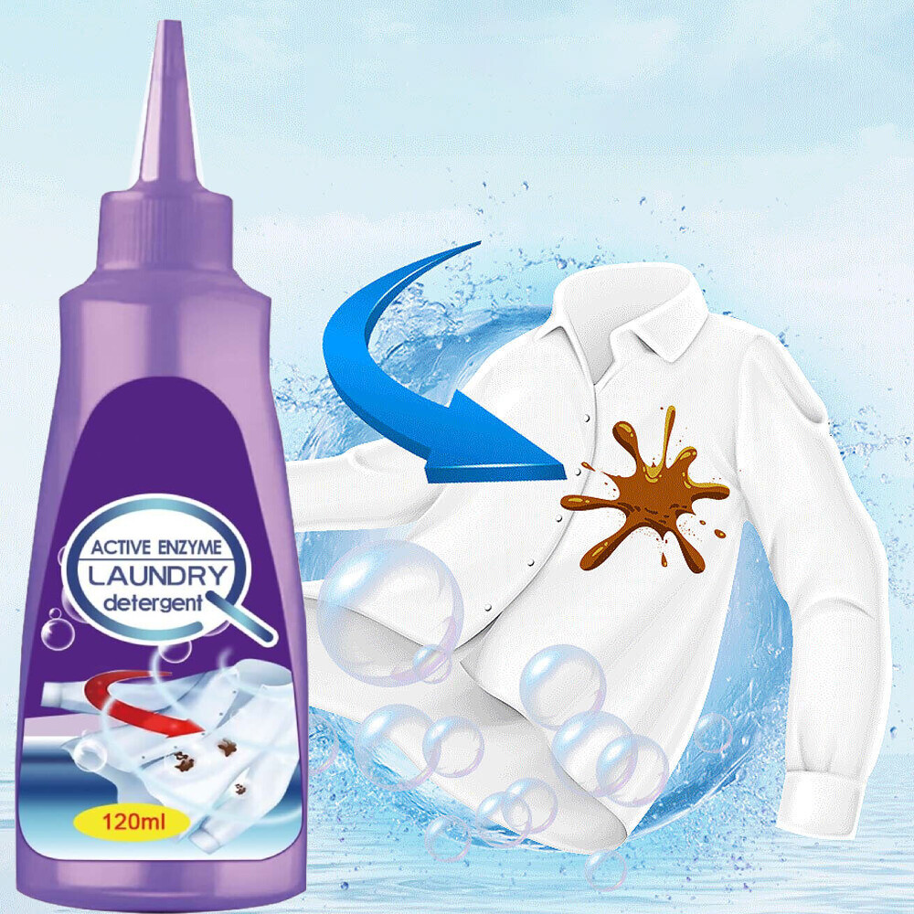 3× Active Enzyme Clothing Stain Removal Agent Active Enzymatic Laundry Cleaning~
