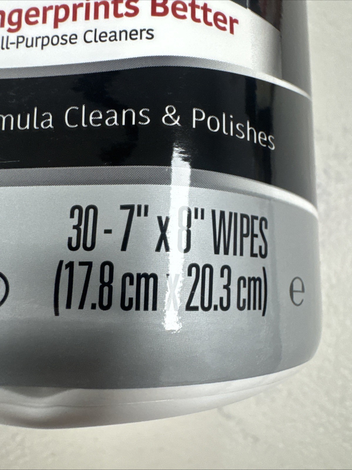 Weiman Stainless Steel Cleaning Wipes 30 Count Appliance Cleaner Streak Free