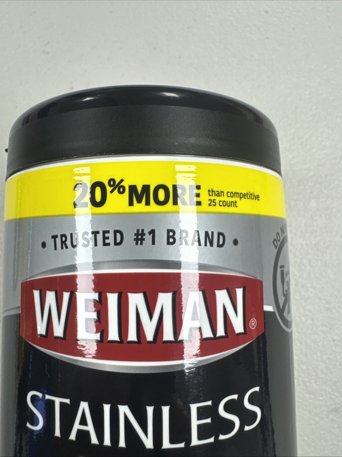 Weiman Stainless Steel Cleaning Wipes 30 Count Appliance Cleaner Streak Free