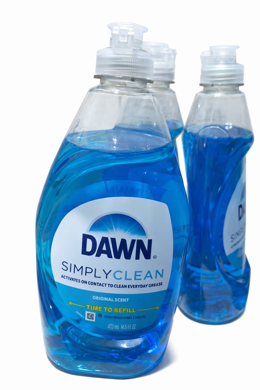 Dawn Dishwashing Liquid Simply Clean 14.6 Fl Oz.( 4 Pack)