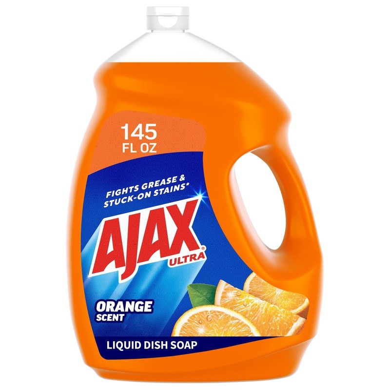 Ultra Triple Action Dish Soap Citrus Fresh Grease Cutter Kitchen Cleaner 145oz