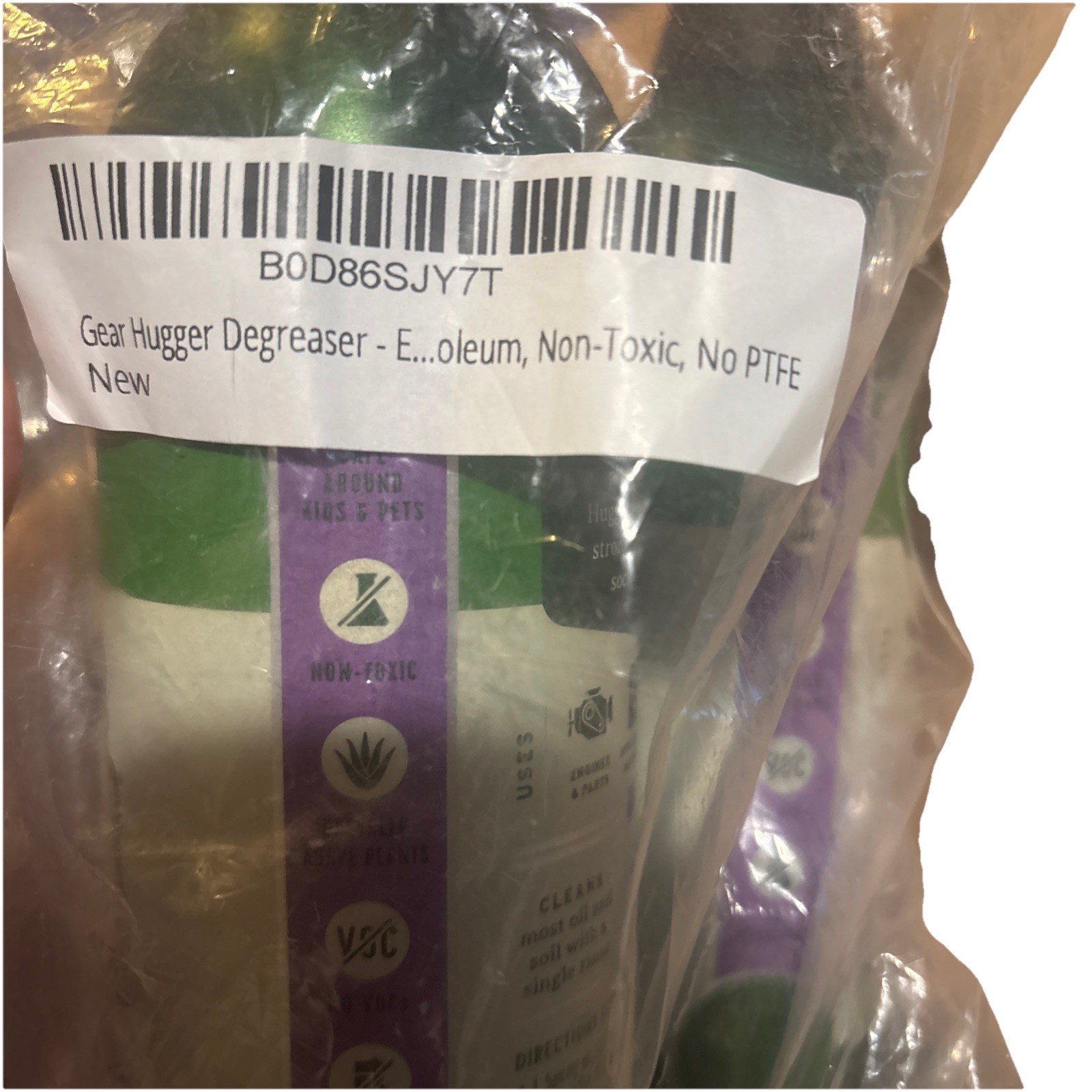 2 PK ECO Gear Hugger Heavy Duty Degreaser Non-Toxic Plant Based Kid & Pet Safe