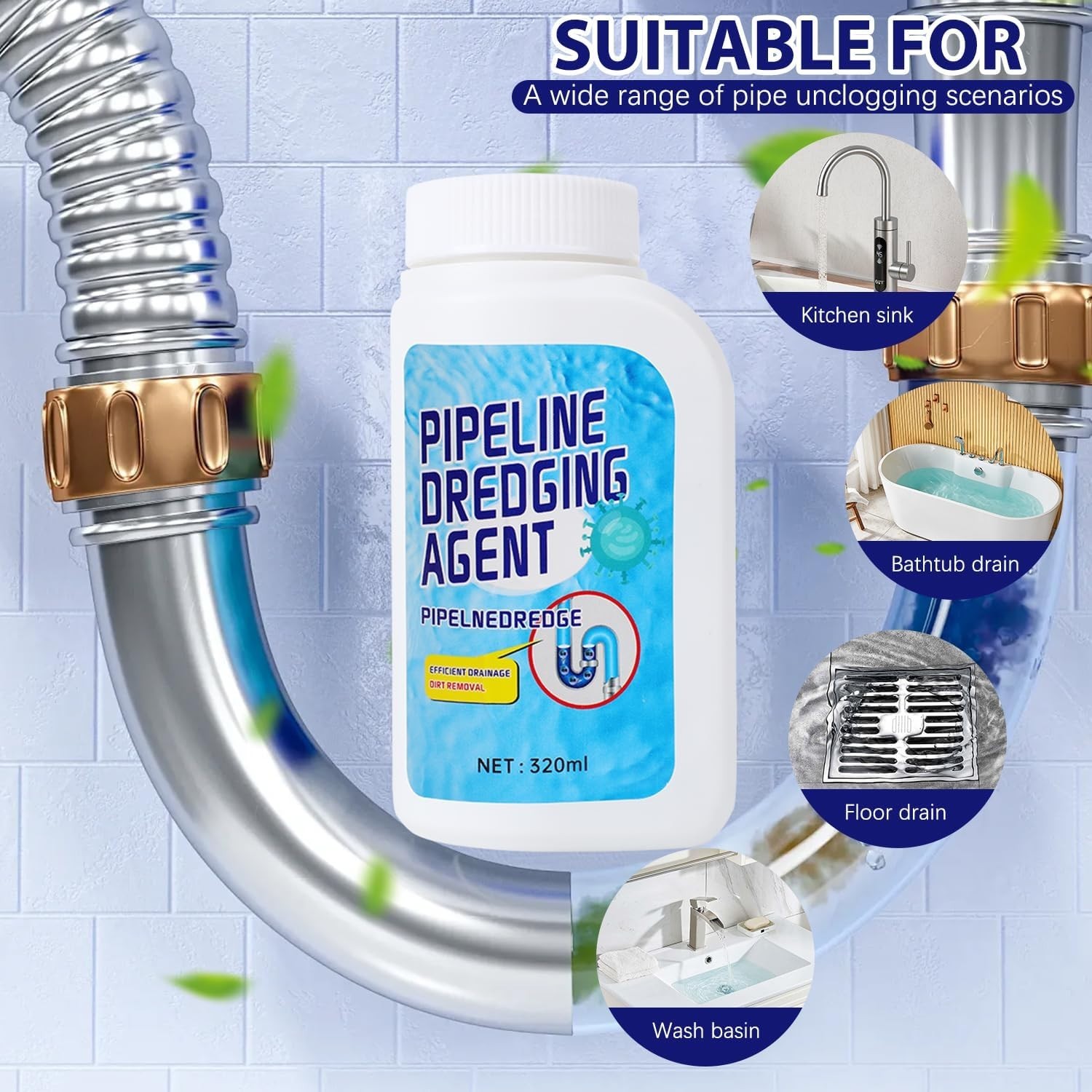 Powerful Pipe Dredging Agent,Pipeline Dredging Agent,Powerful Quick Cleaning Dra