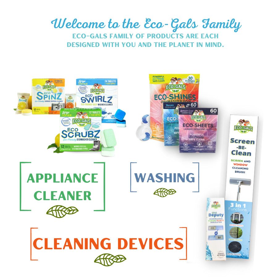 Eco-Gals Eco-Squares laundry detergent sheets gentle formula, Zero waste, 60 ct.