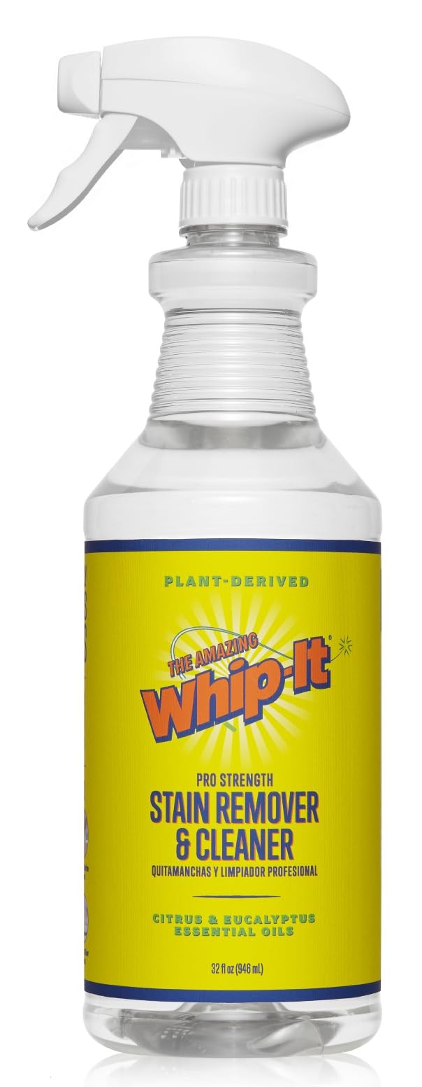 Whip It Cleaner, Multi Purpose Stain Remover Professional Strength Spray, Pl…
