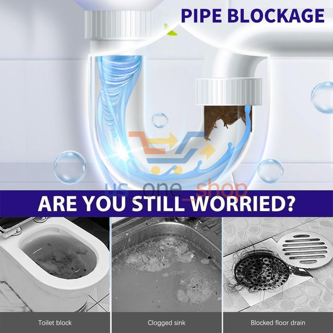 NUAN Powerful Sink and Drain Cleaner Pipe Dredging Agent For Toilet Bathroom A++