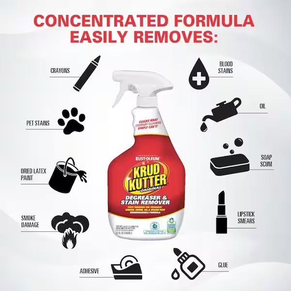 1 Quart Multi-Surface Cleaner & Degreaser Heavy Duty Grease Remover