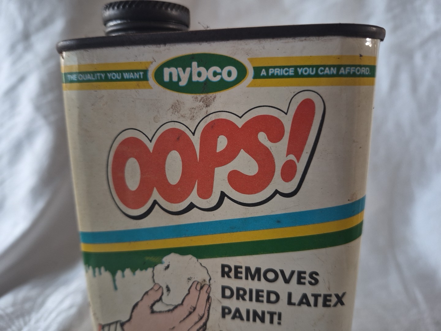 OOPS! NYBCO Stain Remover 1 US Pint Original DISCONTINUED Empty Rare