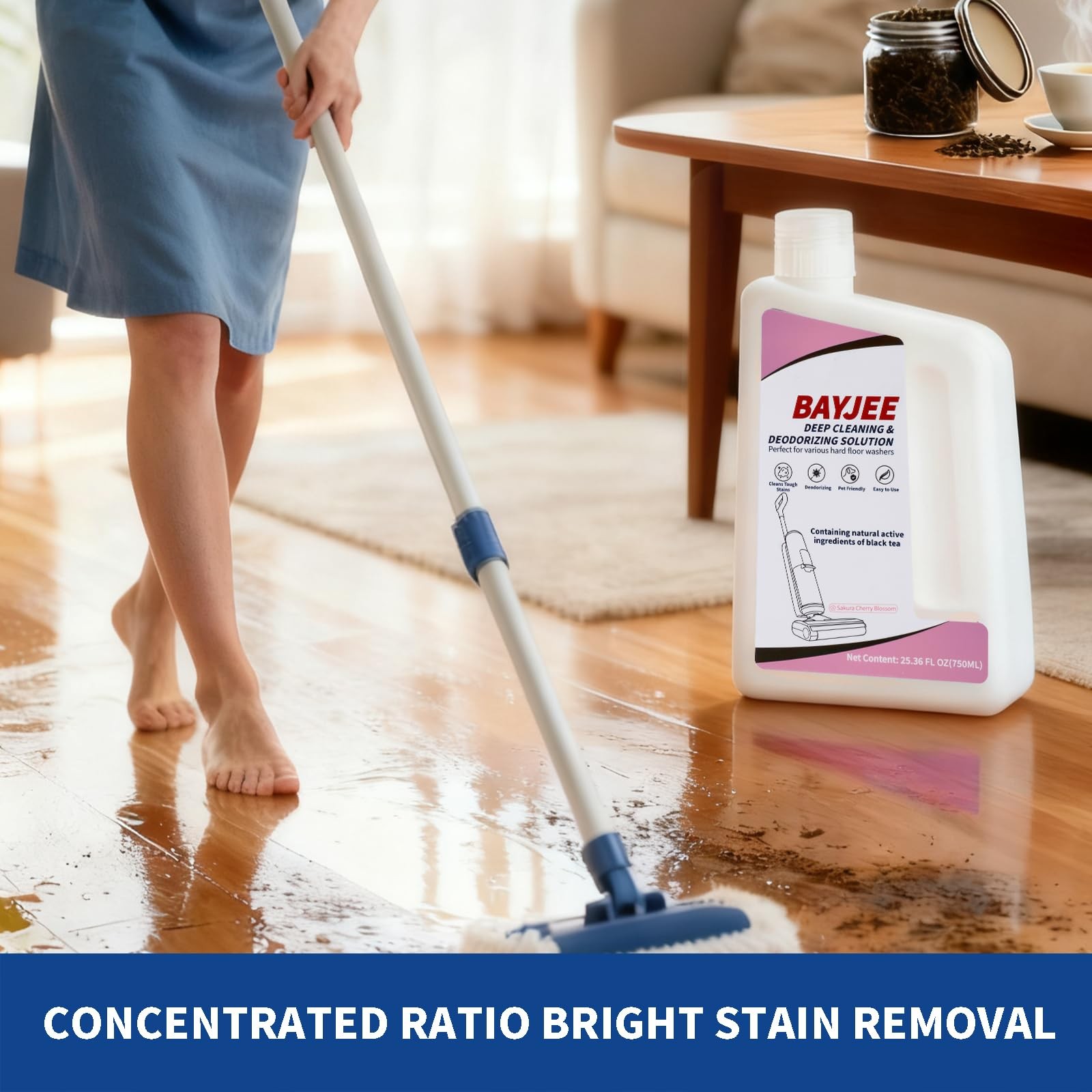 Deep Cleaning & Deodorizing Solution, 25.36FL OZ/750ML, Designed for TINECO, …