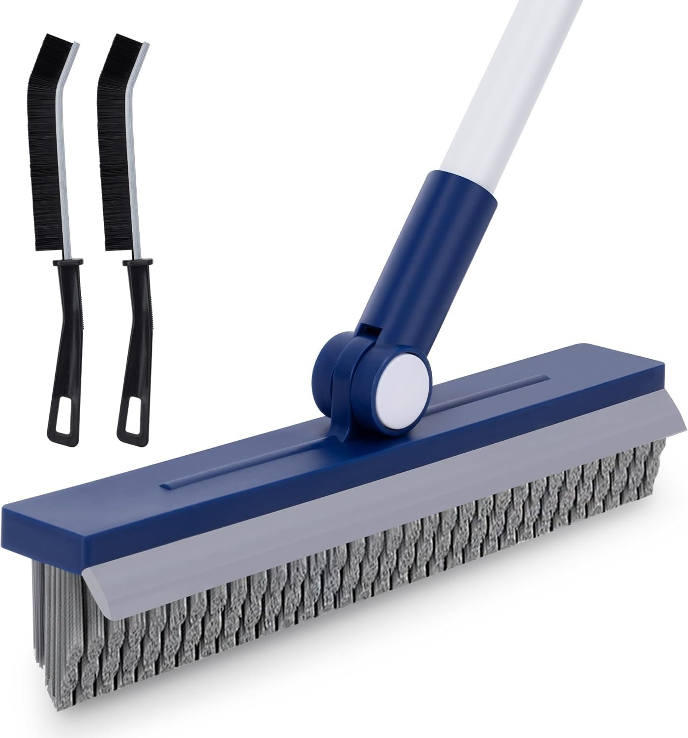 Grout Brush with Long Handle, Grout Cleaner Brush for Tile Floors, Stiff Bris…