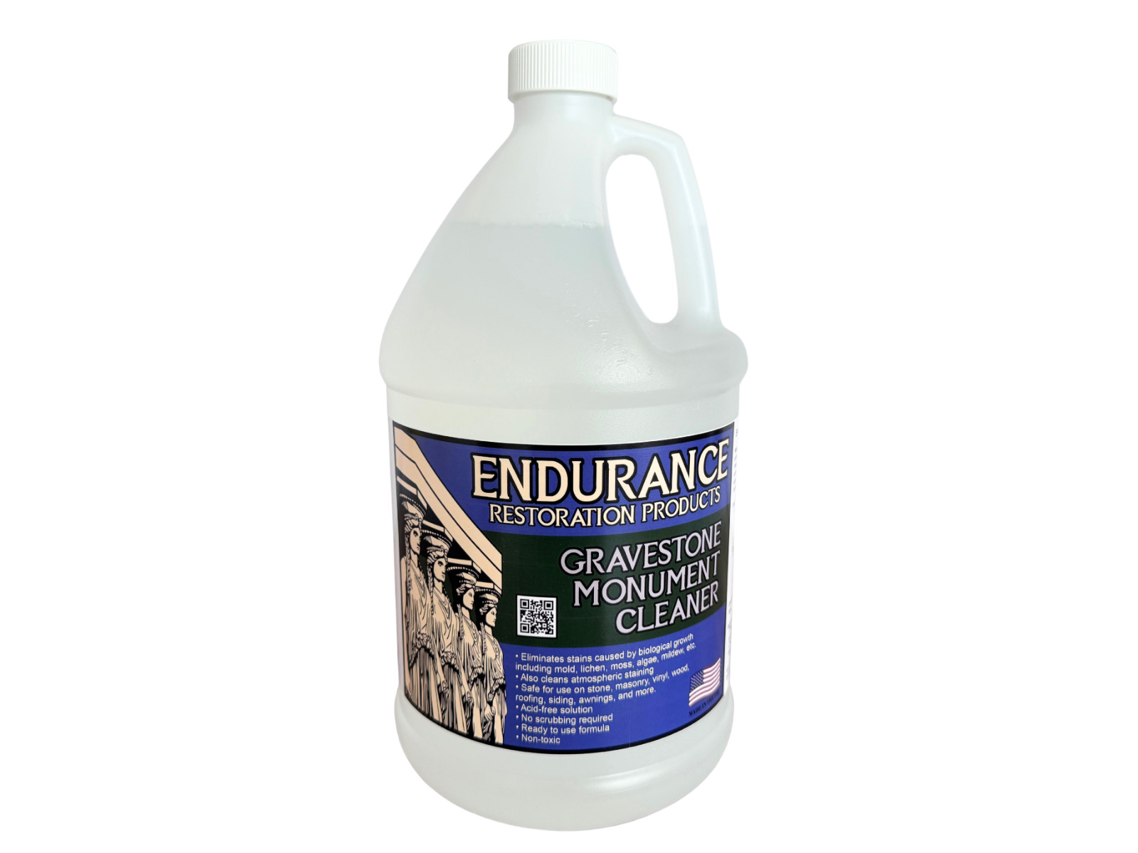 Endurance Gravestone & Monument Cleaner – 1 Gallon + 1 Quart Sprayer