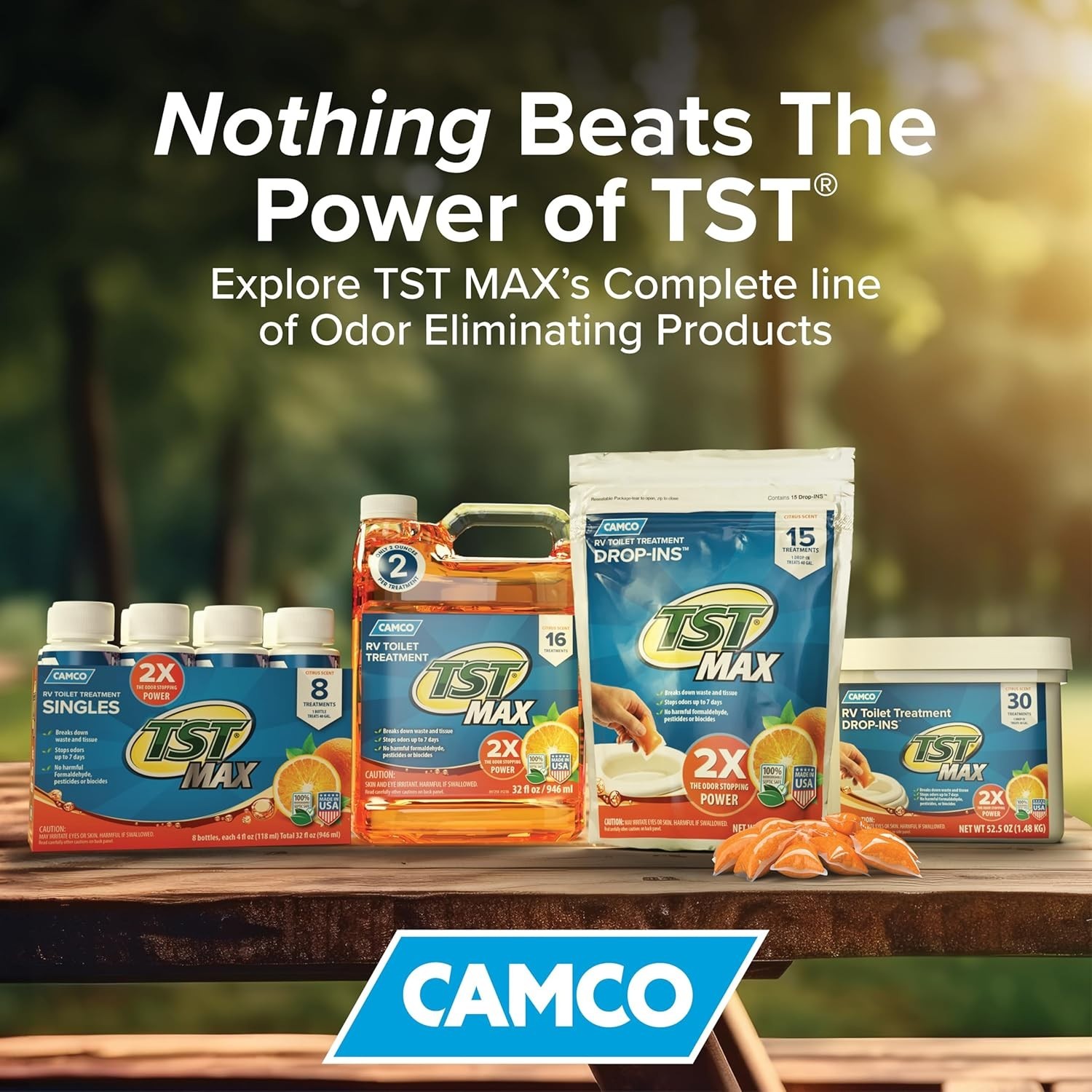Toilet Treatment Drop-Ins – Control Unwanted Odors & Break down Waste & Tissue