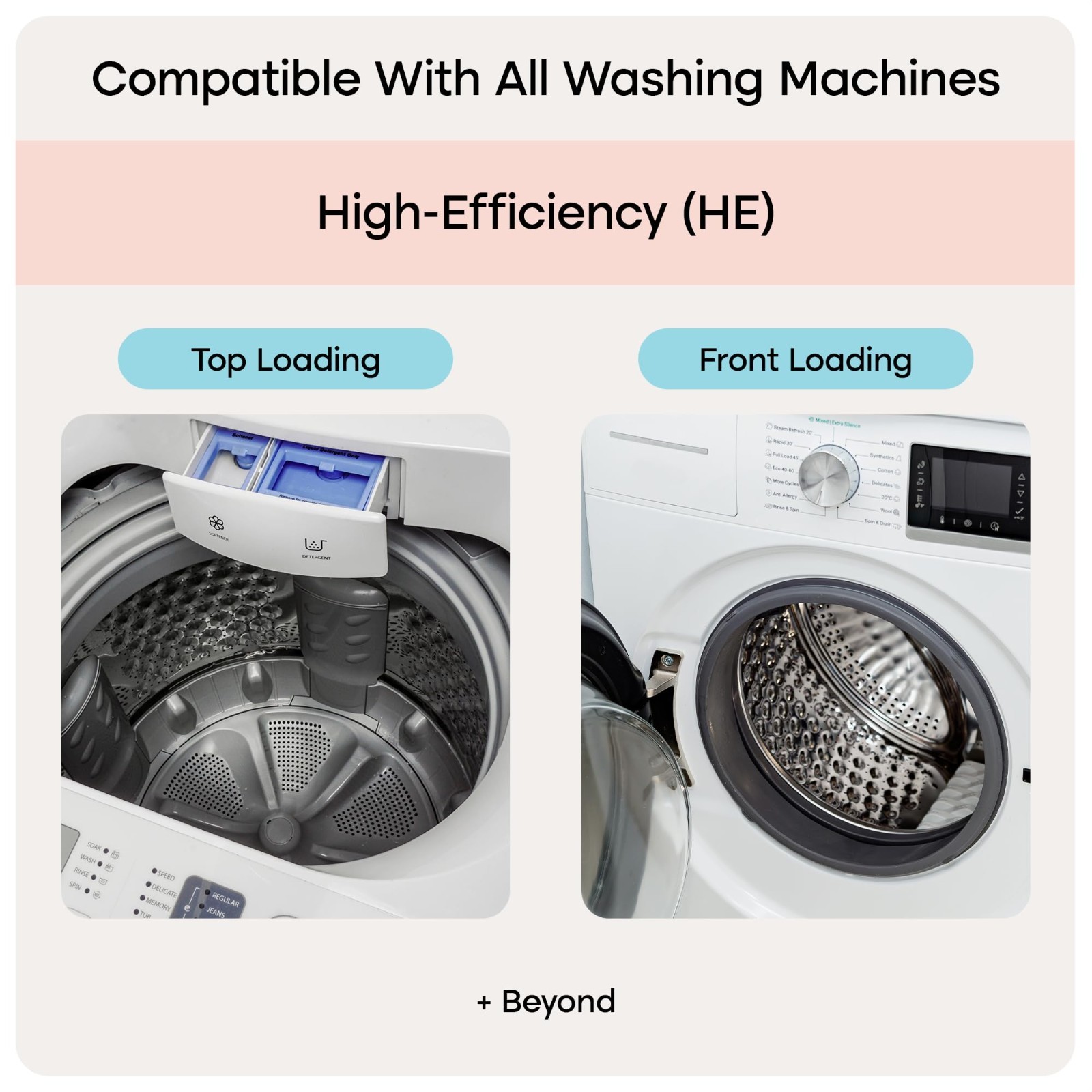 Washing Machine Cleaner Tablets – 24 Pack, Pet Friendly, HE & Front Load Compati