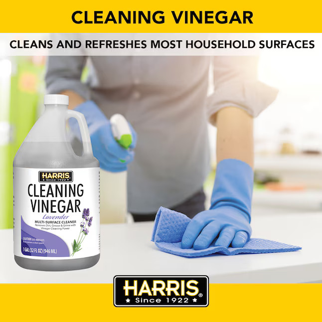 Harris Multi-Use Cleaning Vinegar 1 -Gallon Lavender Liquid All-Purpose Cleaner