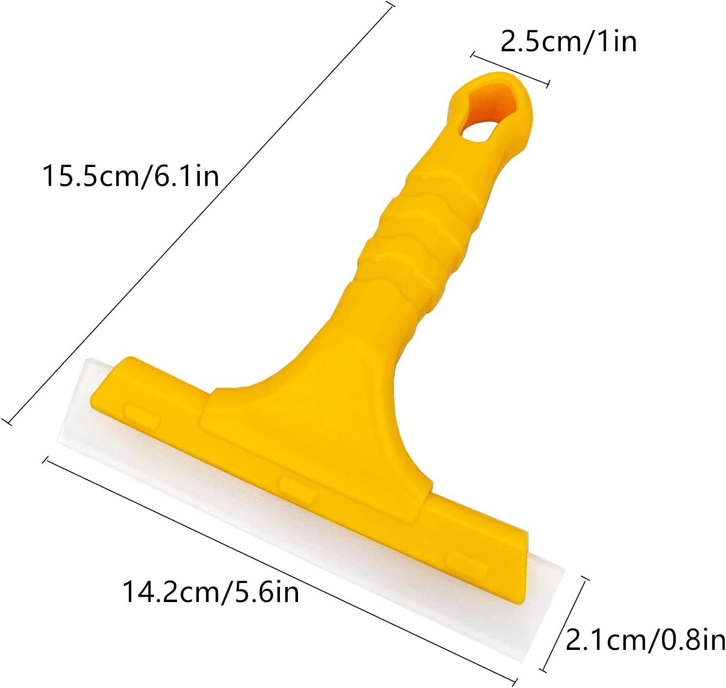 Silicone Blade Small Squeegee, Shower Glass Squeegee, Window Tint Squeegee, for