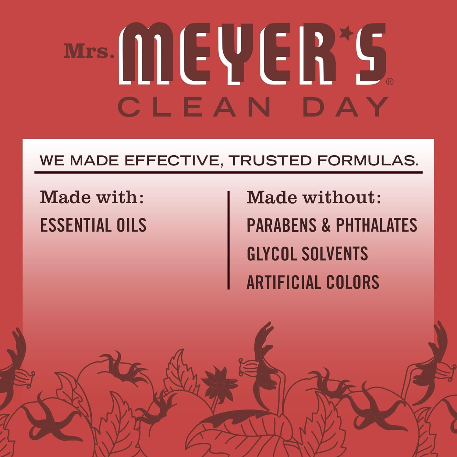 Mrs. Meyer’s Clean Day Multi-Surface Everyday Cleaner, Tomato Vine Scent, 16oz