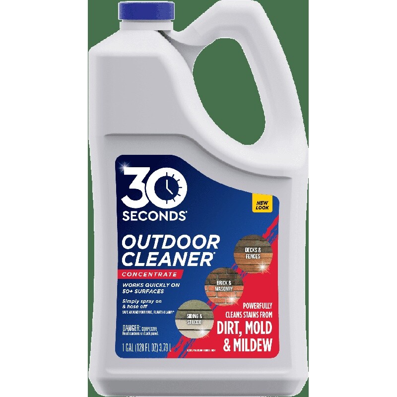 Outdoor Cleaner 2 Pack Concentrate Algae Mold Mildew Stain Remover 1 Gallon New