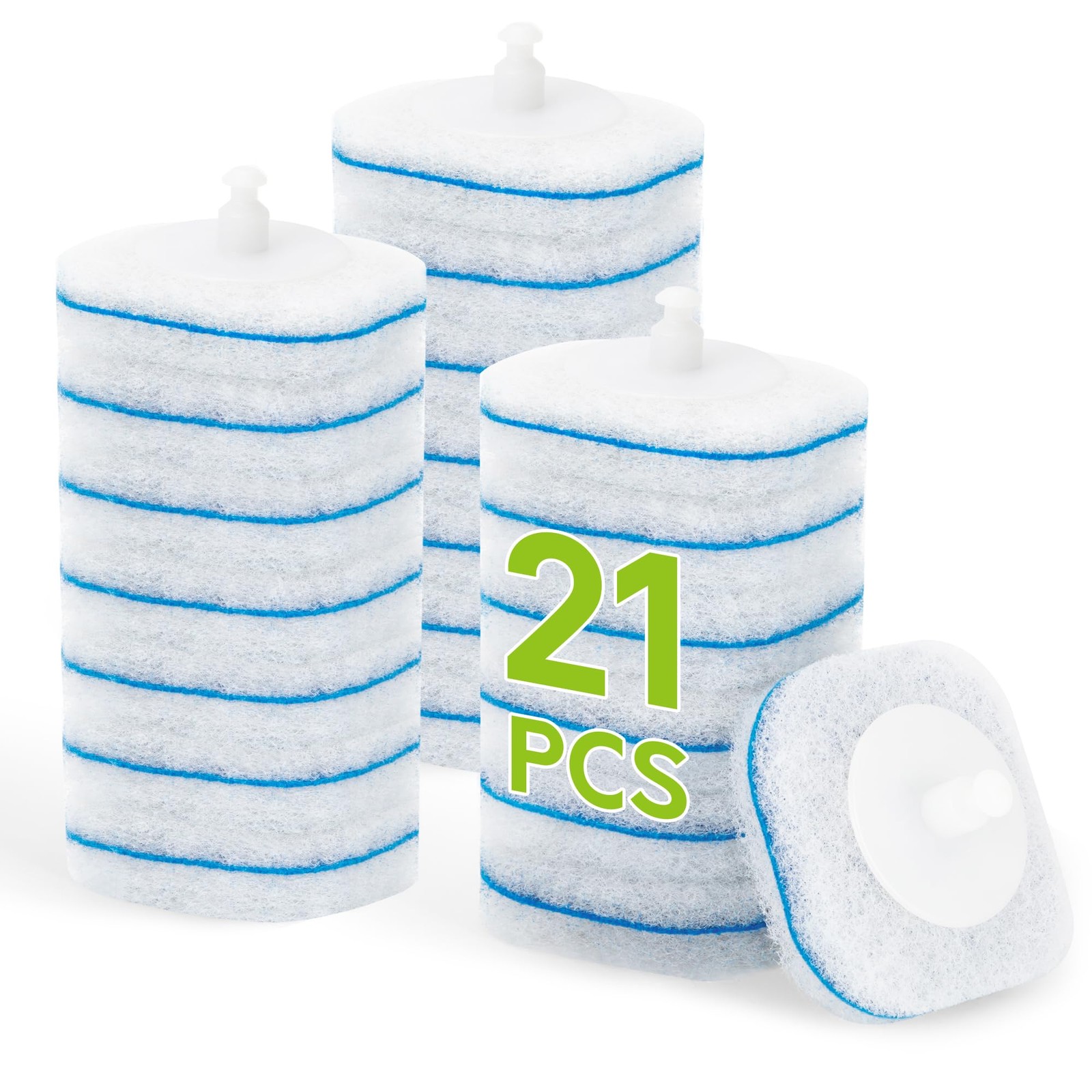 Toilet Bowl Cleaner Wand Refills Compatible with CLOROX, 21PCS Disposable Toi…