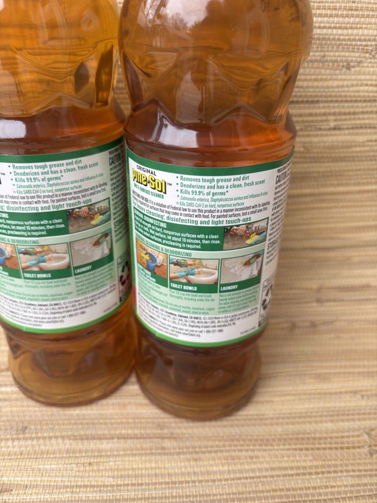 2 Pine Sol ORIGINAL Formula with PINE OIL Glycolic Acid Multi Surface Cleaner