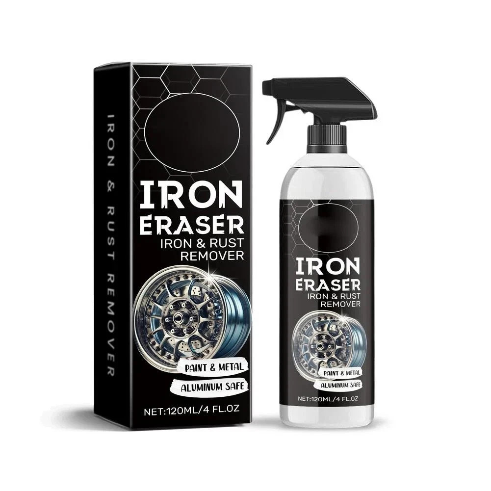 Iron Eraser Rust Remover Spray, Car Wheel Paint Brake Dust Fast Cleaner 120ml /