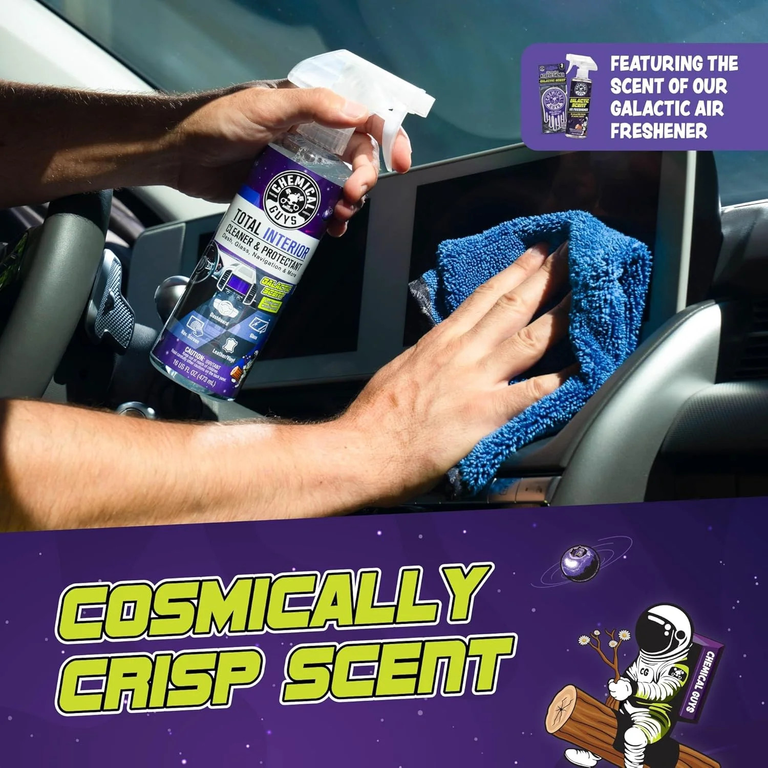 Chemical Guys Total Interior Cleaner & Protectant – (16 oz) All-in-One Car Inter