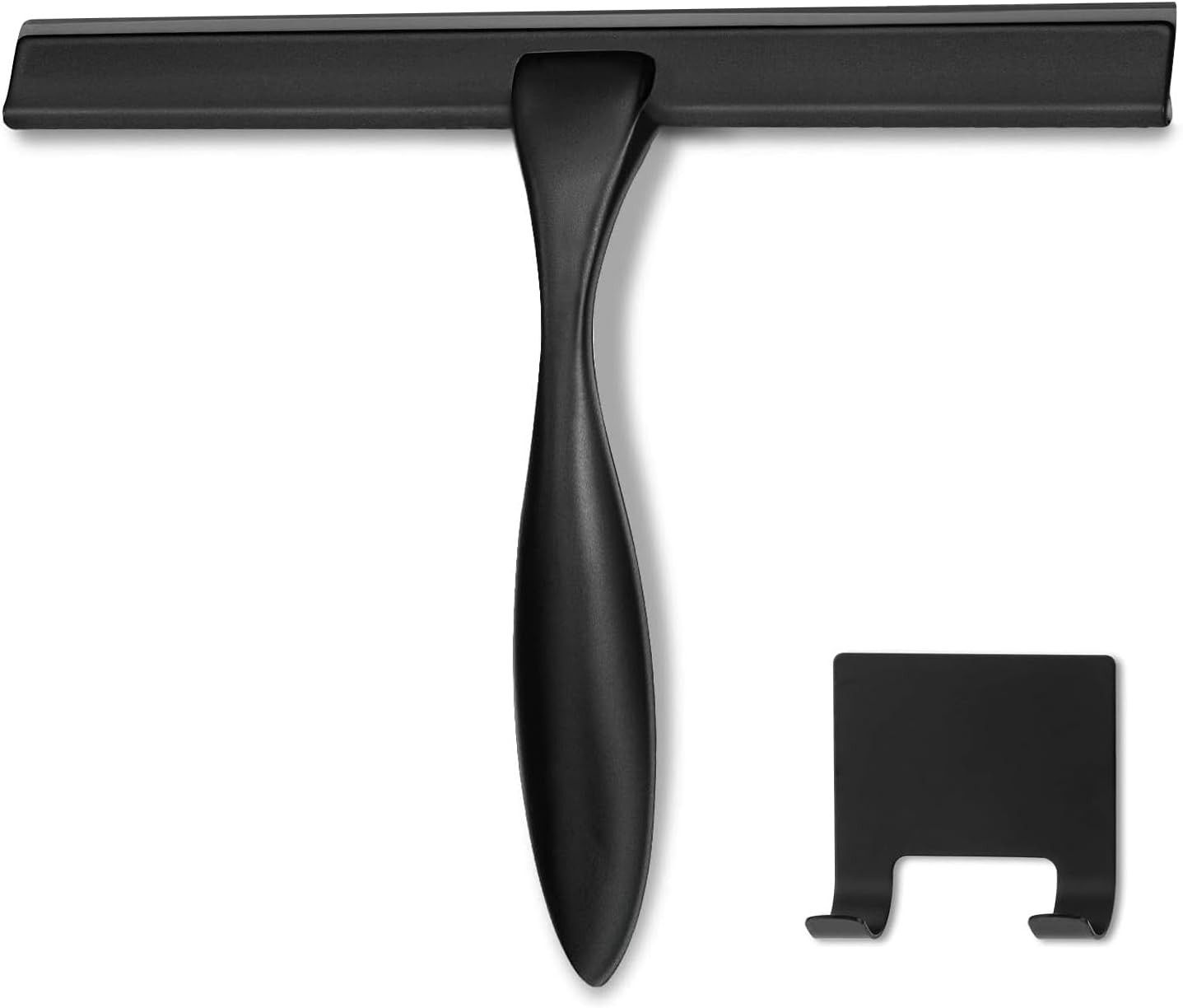 All-Purpose Shower Squeegee for Shower Doors, Bathroom,Black,10 Inches