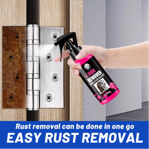 120ML Rust Remover Spray Fast Acting Metal Cleaner Iron Oxidation Eliminator Car