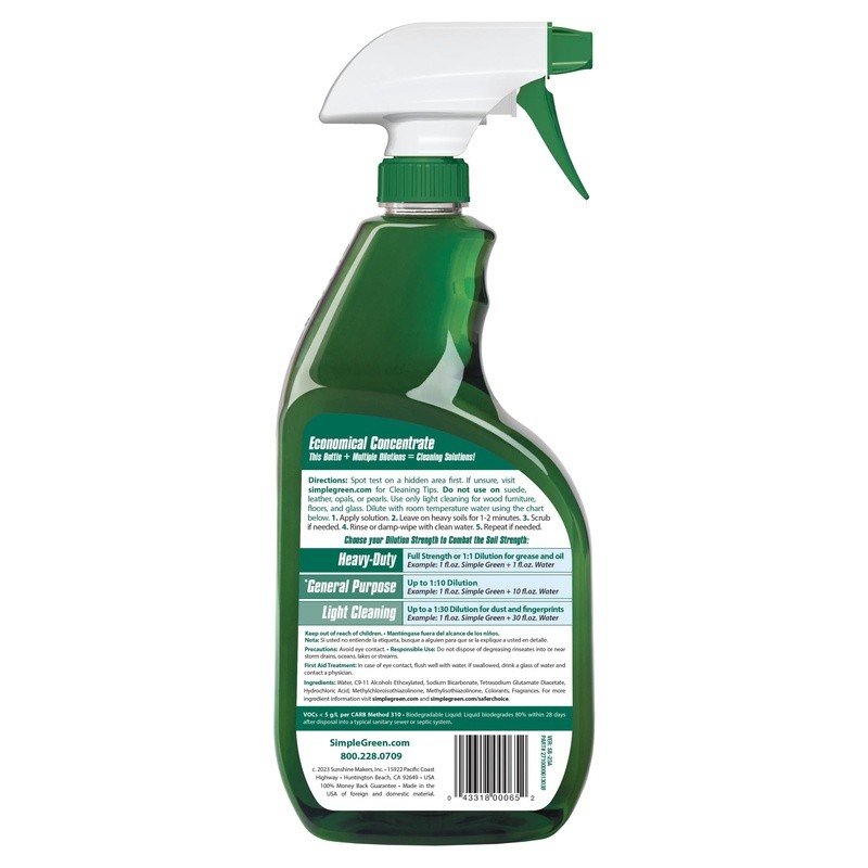 All Purpose Cleaner 32oz EPA Safer Choice Concentrate Fresh Sassafras Scent New